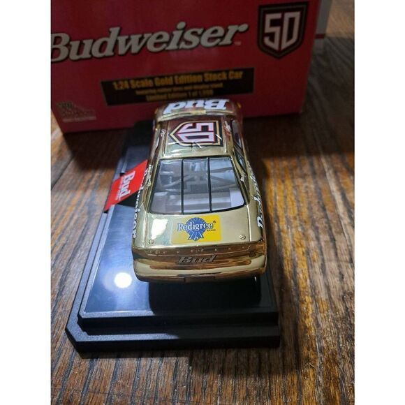 Vintage 98 Racing Champions Gold Ricky Craven #50 Bud Die Cast Nascar Race Car - Picture 6 of 9